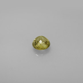 Tormalina naturale verde da 0,57 ct, taglio rotondo, VVS-VS