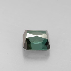 Tormalina naturale verde da 1,45 ct, taglio smeraldo, VVS-VS