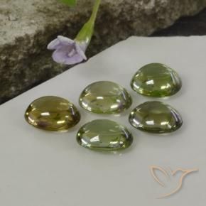 Gemme di Tormalina Multicolore naturale da 5.25 ct, Ovale, Trasparente