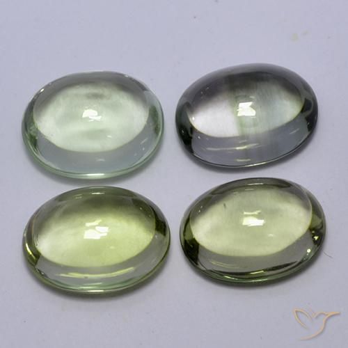 5.48ctw Naturale Verde chiaro Tormalina, Ovale, Trasparente