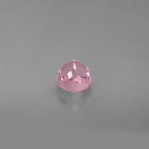 Tormalina naturale rosa da 0,88 ct, taglio rotondo, VVS-VS