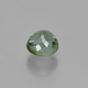 Tormalina naturale verde da 1,11 ct, taglio rotondo, VS