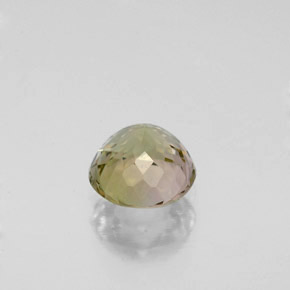 Tormalina naturale verde da 0,91 ct, taglio rotondo, VVS