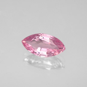 Tormalina naturale rosa da 1,30 ct, marchesa, VS-SI