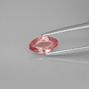 Tormalina naturale rosa da 0,70 ct, marchesa, VS-SI