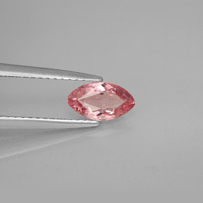 Tormalina naturale rosa da 0,70 ct, marchesa, VS-SI