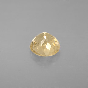 Tormalina naturale giallo da 1,28 ct, taglio rotondo, VS