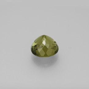 Tormalina naturale verde da 1,53 ct, taglio rotondo, VS