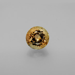 Tormalina naturale multicolore da 1,38 ct, taglio rotondo, VVS-VS