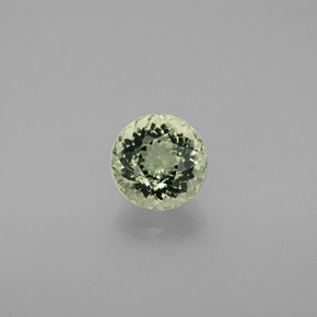 Tormalina naturale verde da 1,33 ct, taglio rotondo, VVS-VS
