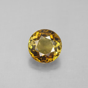 Tormalina naturale multicolore da 1,32 ct, taglio rotondo, VVS-VS