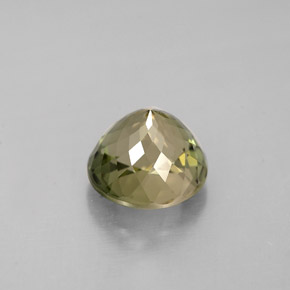 Tormalina naturale verde da 1,51 ct, taglio rotondo, VVS-VS