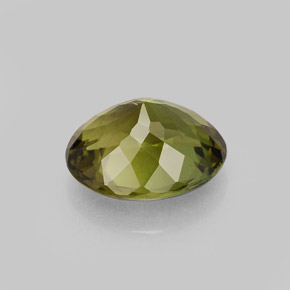 Tormalina naturale multicolore da 1,34 ct, taglio ovale, VS