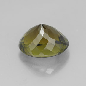 Tormalina naturale verde da 2,12 ct, taglio ovale, VVS-VS
