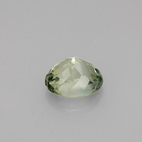Tormalina naturale verde da 1,52 ct, taglio ovale, VS