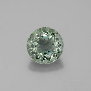 Tormalina naturale verde da 1,12 ct, taglio rotondo, VS