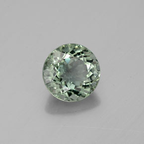 Tormalina naturale verde da 1,12 ct, taglio rotondo, VS