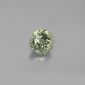 Tormalina naturale verde da 1,07 ct, taglio rotondo, VVS-VS
