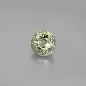 Tormalina naturale verde da 1,07 ct, taglio rotondo, VVS-VS