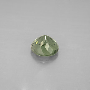 Tormalina naturale verde da 1,11 ct, taglio rotondo, VVS-VS