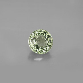 Tormalina naturale verde da 1,07 ct, taglio rotondo, VVS-VS