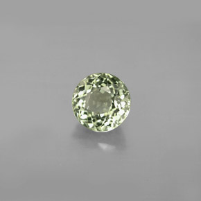 Tormalina naturale verde da 1,07 ct, taglio rotondo, VVS-VS
