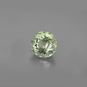 Tormalina naturale verde da 1,09 ct, taglio rotondo, VS
