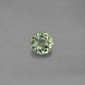 Tormalina naturale verde da 0,83 ct, taglio rotondo, VVS-VS