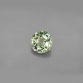 Tormalina naturale verde da 0,83 ct, taglio rotondo, VVS-VS