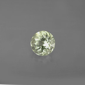Tormalina naturale verde da 0,93 ct, taglio rotondo, VVS-VS