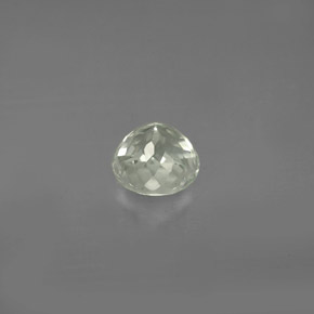 Tormalina naturale verde da 0,94 ct, taglio rotondo, VVS-VS