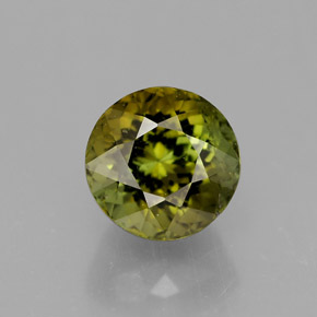 Tormalina naturale multicolore da 1,33 ct, taglio rotondo, VS-SI