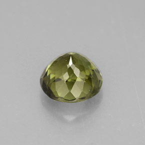 Tormalina naturale verde da 1,15 ct, taglio rotondo, VS