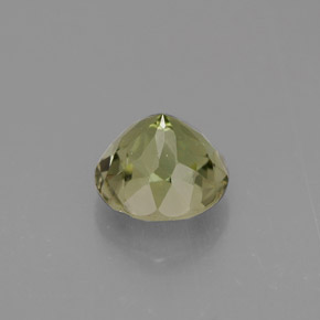 Tormalina naturale verde da 1,04 ct, taglio rotondo, VS