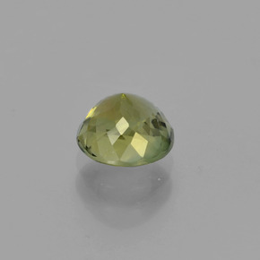 Tormalina naturale verde da 1,09 ct, taglio rotondo, VS