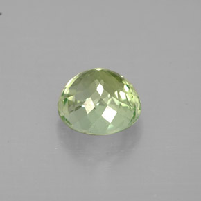 Tormalina naturale verde da 1,05 ct, taglio rotondo, VS