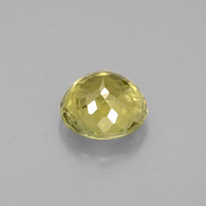 Tormalina naturale giallo da 1,03 ct, taglio rotondo, VS