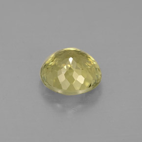 Tormalina naturale giallo da 1,03 ct, taglio rotondo, VS