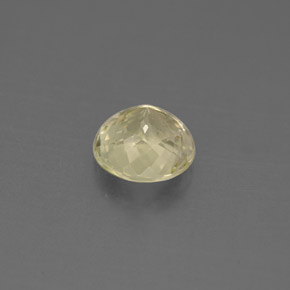 Tormalina naturale oro da 0,88 ct, taglio rotondo, VS