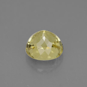 Tormalina naturale giallo da 1,22 ct, taglio rotondo, VS