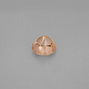 Tormalina naturale arancione da 1,07 ct, taglio rotondo, VS
