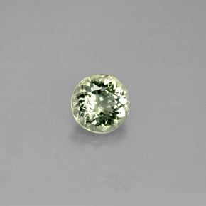 Tormalina naturale verde da 1,02 ct, taglio rotondo, VS