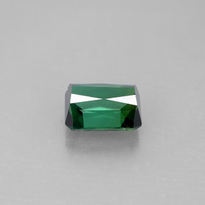 Tormalina naturale verde da 1,64 ct, taglio smeraldo, VVS