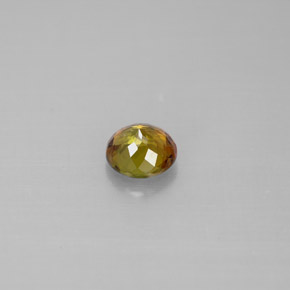 Tormalina naturale verde da 0,51 ct, taglio rotondo, VS
