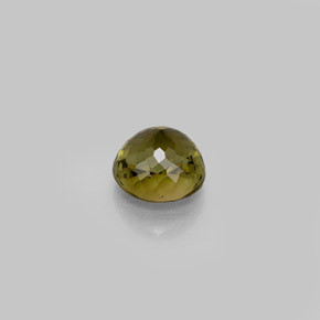 Tormalina naturale verde da 1,10 ct, taglio rotondo, VVS