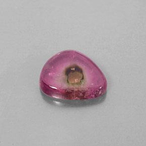 Tormalina naturale multicolore da 2,56 ct, trasparente, trasparente/traslucido