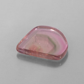 Tormalina naturale multicolore da 2,74 ct, trasparente, trasparente/traslucido