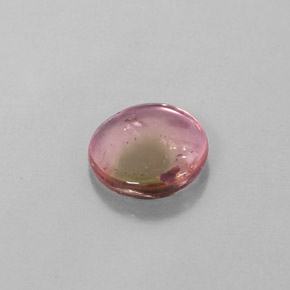 Tormalina naturale bicolore da 1,55 ct, forma fantasia, trasparente