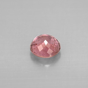 Tormalina naturale rosa da 1,06 ct, taglio rotondo, VVS