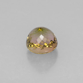 Tormalina naturale multicolore da 1,14 ct, taglio rotondo, VVS